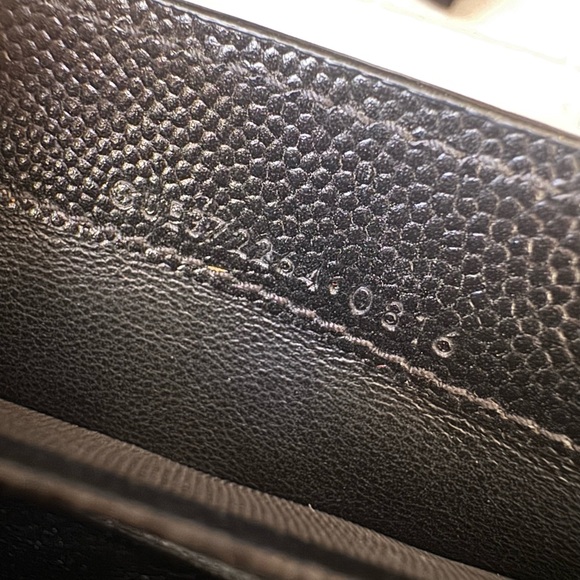 SOLD - 💎Authentic YSL Saint Laurent Chevron Monogram Flap Wallet w/Chain - Picture 14 of 16